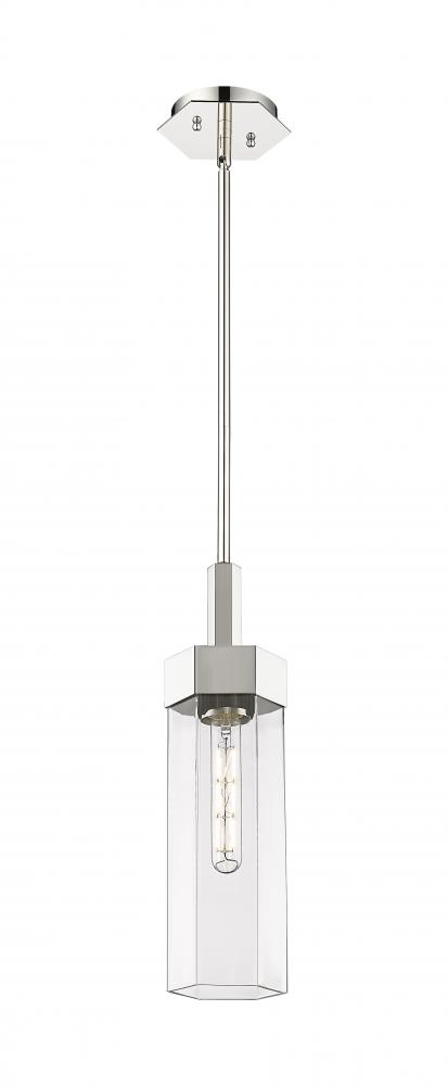 Claverack - 1 Light - 6 inch - Polished Nickel - Pendant