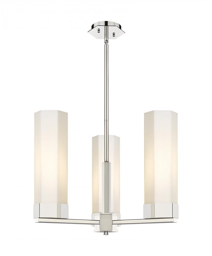 Claverack - 3 Light - 22 inch - Polished Nickel - Pendant