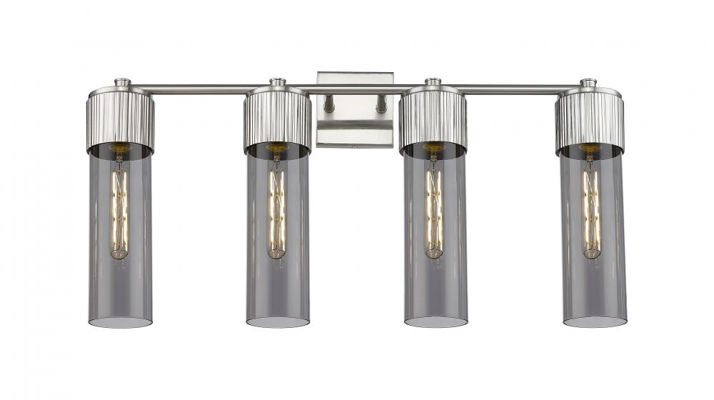 Bolivar - 4 Light - 31 inch - Satin Nickel - Bath Vanity Light