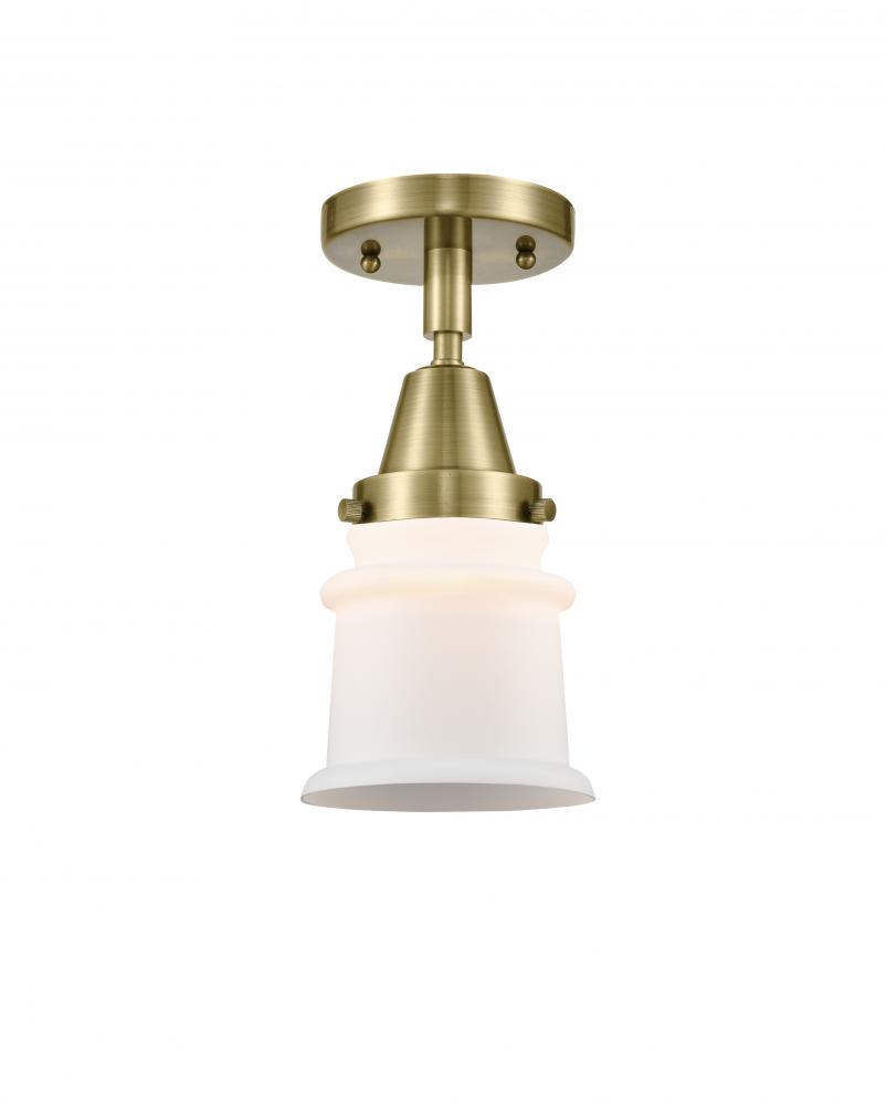 Canton - 1 Light - 6 inch - Antique Brass - Flush Mount