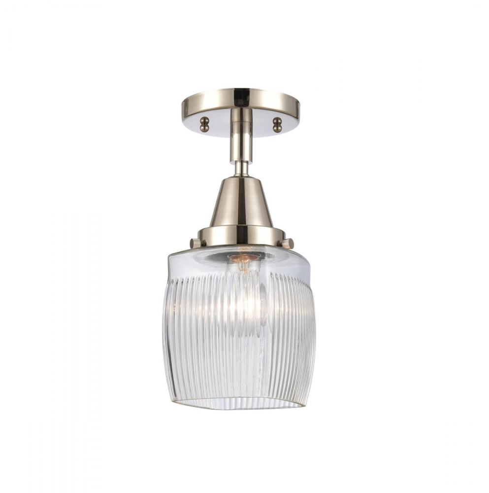 Colton - 1 Light - 6 inch - Polished Nickel - Flush Mount