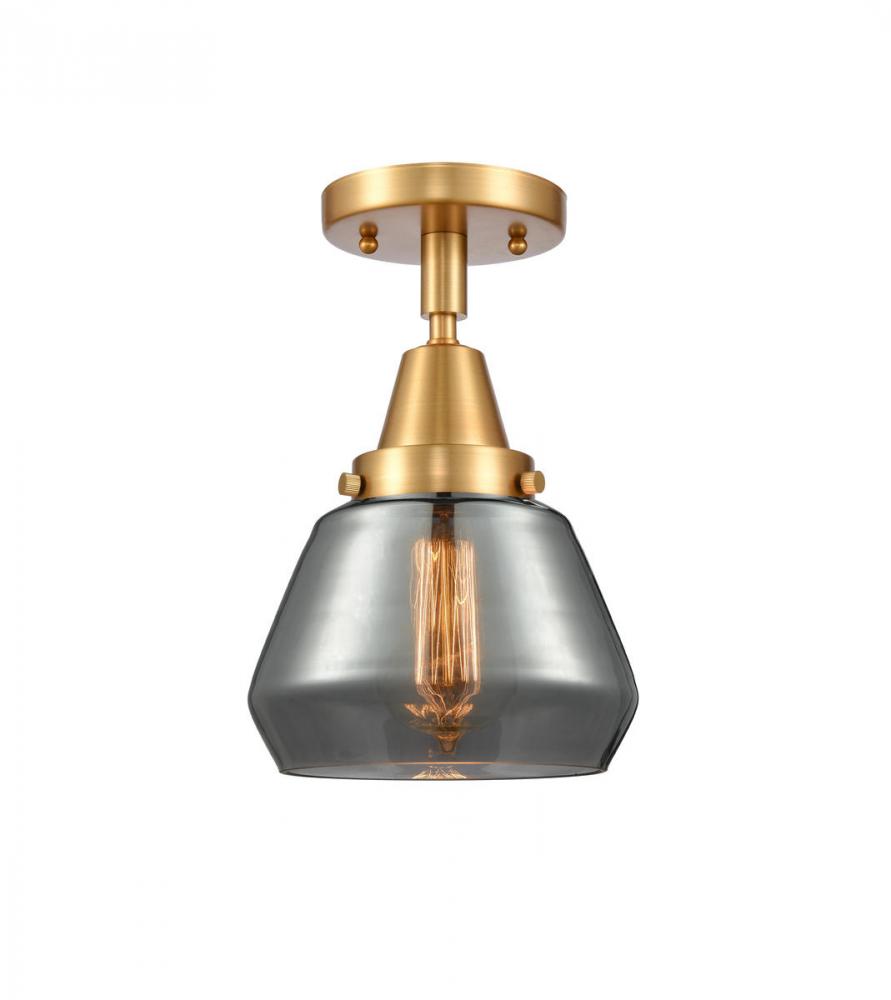 Fulton - 1 Light - 7 inch - Satin Gold - Flush Mount