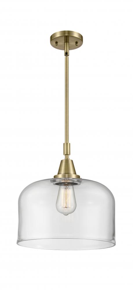 Bell - 1 Light - 12 inch - Antique Brass - Mini Pendant