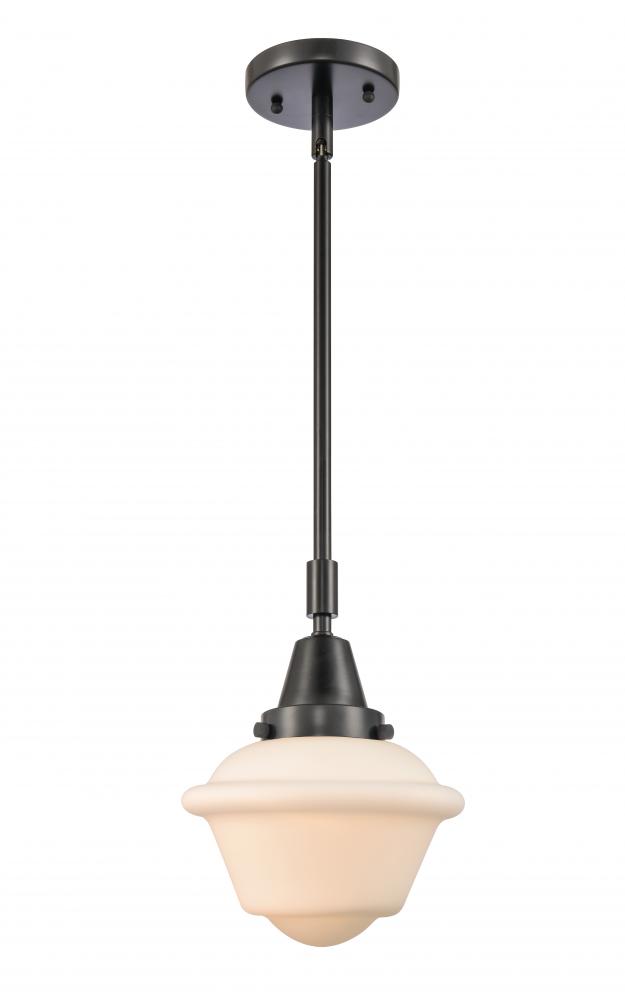 Oxford - 1 Light - 8 inch - Matte Black - Mini Pendant