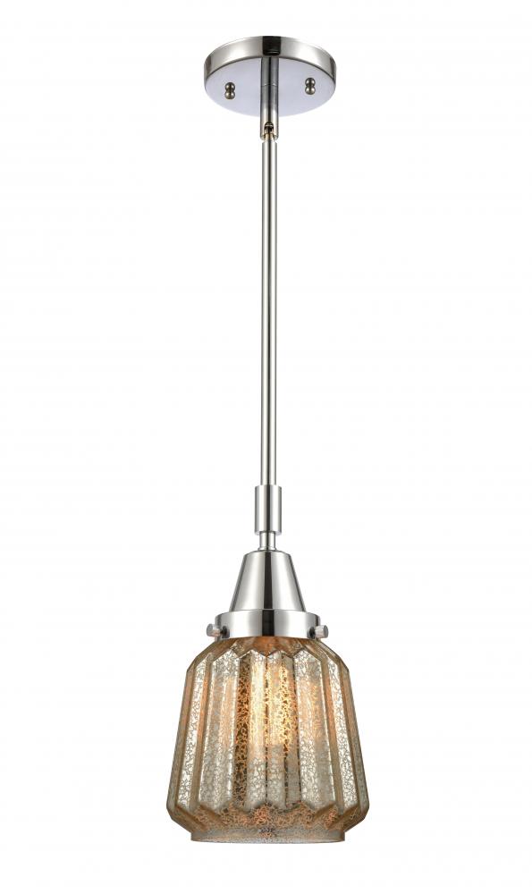 Chatham - 1 Light - 7 inch - Polished Chrome - Mini Pendant