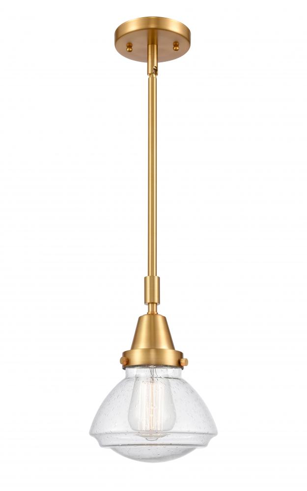 Olean - 1 Light - 7 inch - Satin Gold - Mini Pendant