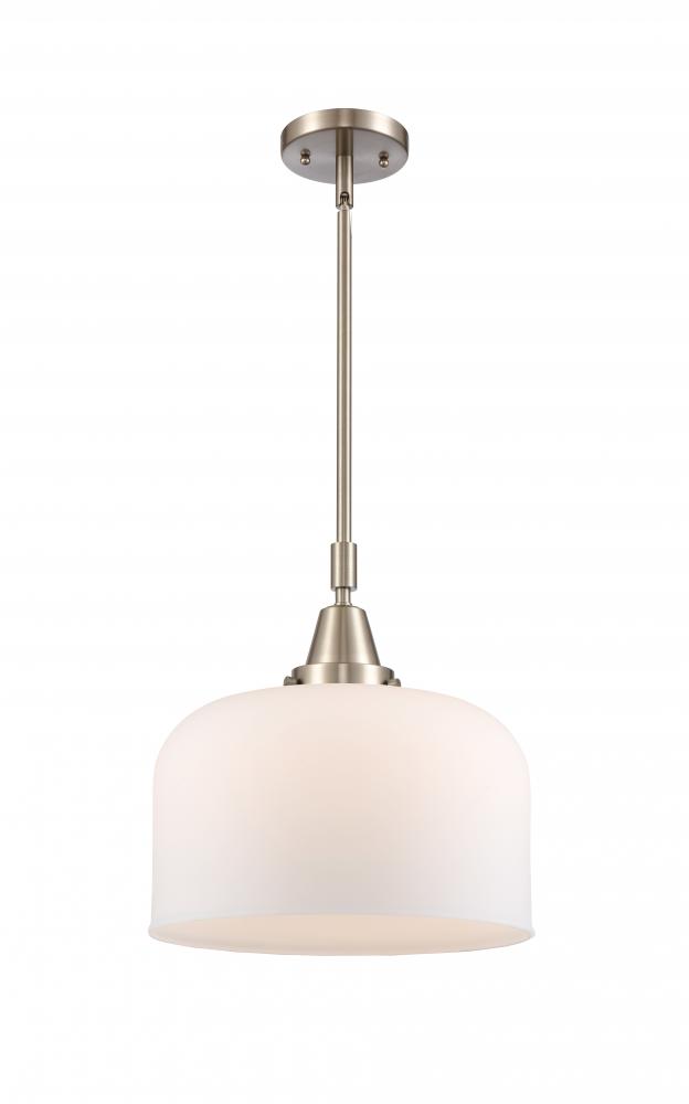 Bell - 1 Light - 12 inch - Brushed Satin Nickel - Mini Pendant