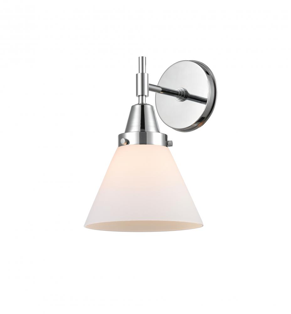 Cone - 1 Light - 8 inch - Polished Chrome - Sconce