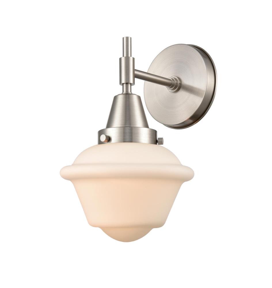 Oxford - 1 Light - 8 inch - Satin Nickel - Sconce