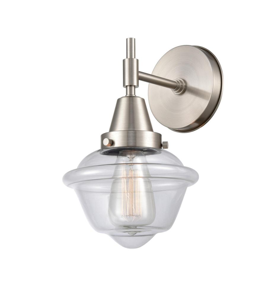 Oxford - 1 Light - 8 inch - Satin Nickel - Sconce