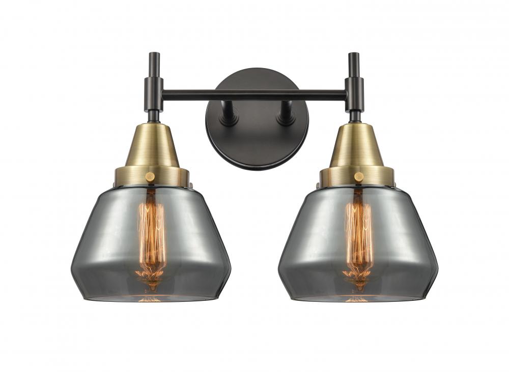 Fulton - 2 Light - 16 inch - Black Antique Brass - Bath Vanity Light