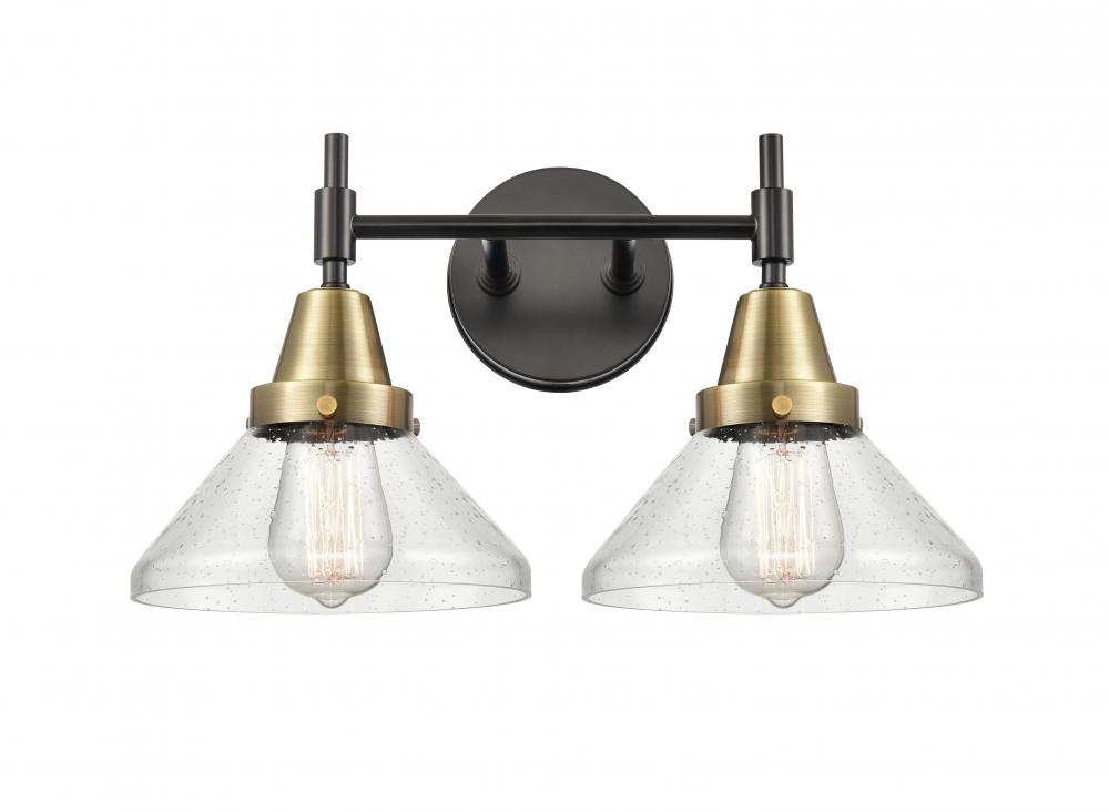 Caden - 2 Light - 17 inch - Black Antique Brass - Bath Vanity Light