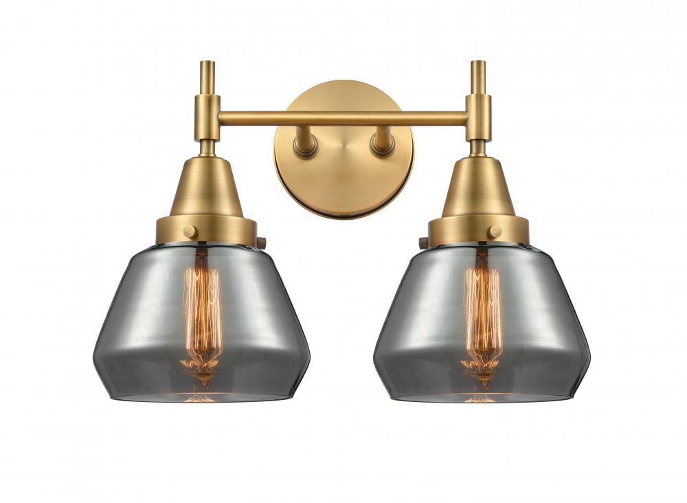 Fulton - 2 Light - 16 inch - Brushed Brass - Bath Vanity Light