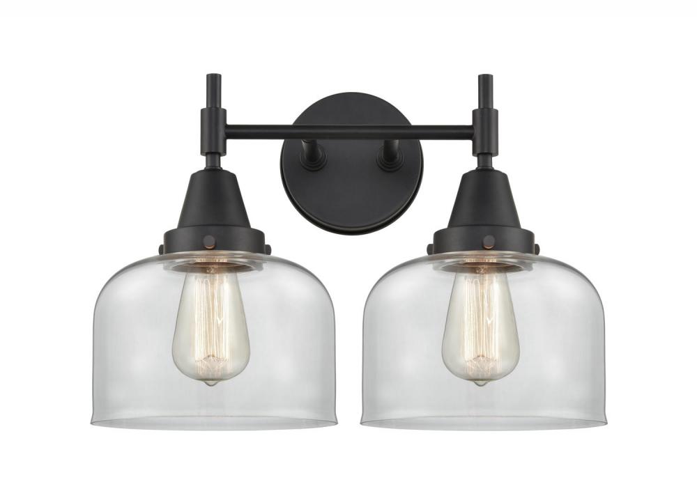 Caden - 2 Light - 17 inch - Matte Black - Bath Vanity Light