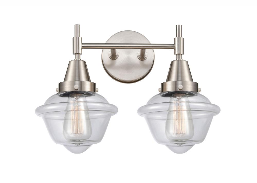 Oxford - 2 Light - 17 inch - Satin Nickel - Bath Vanity Light