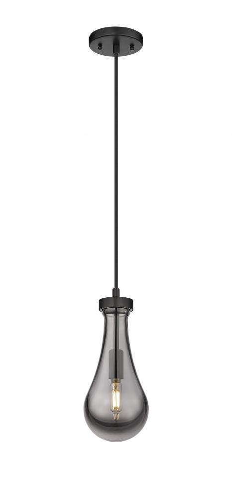 Owego - 1 Light - 5 inch - Matte Black - Pendant