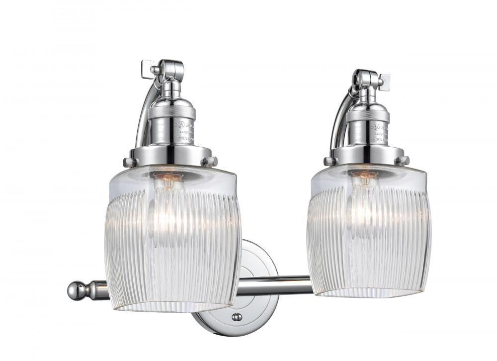 Colton - 2 Light - 17 inch - Polished Chrome - Bath Vanity Light