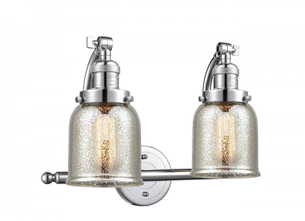 Bell - 2 Light - 18 inch - Polished Chrome - Bath Vanity Light