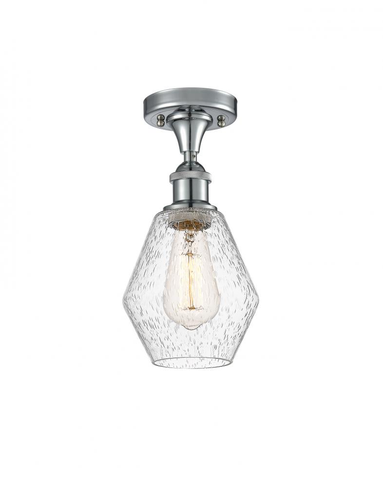 Cindyrella - 1 Light - 6 inch - Polished Chrome - Semi-Flush Mount