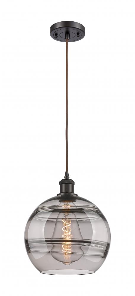 Rochester - 1 Light - 10 inch - Oil Rubbed Bronze - Cord hung - Mini Pendant