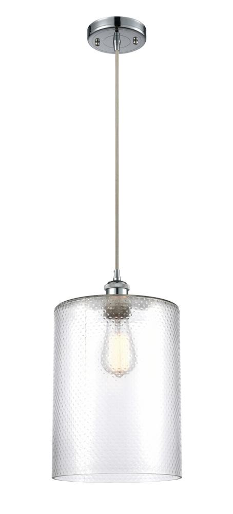 Cobbleskill - 1 Light - 9 inch - Polished Chrome - Cord hung - Mini Pendant