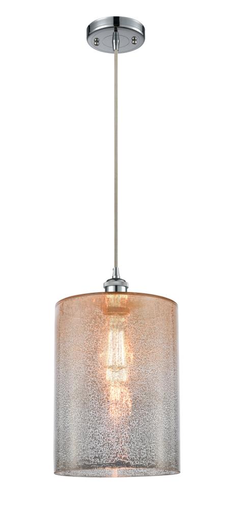 Cobbleskill - 1 Light - 9 inch - Polished Chrome - Cord hung - Mini Pendant