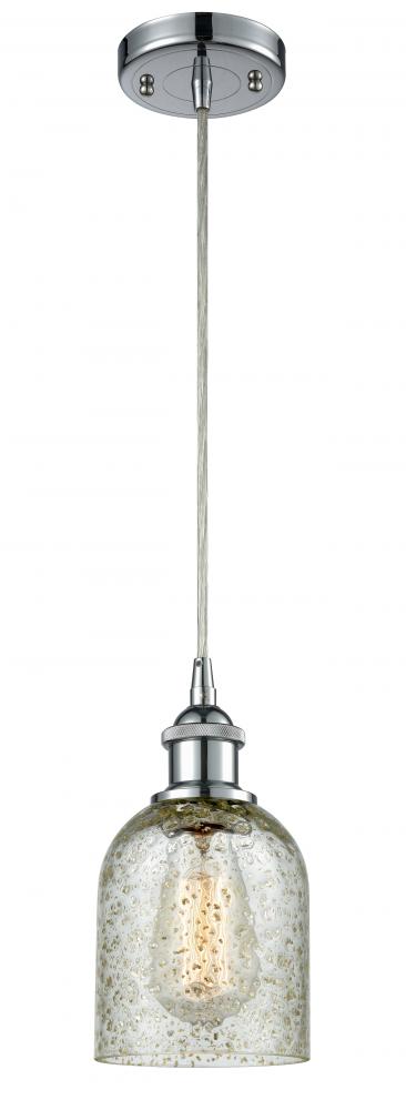 Caledonia - 1 Light - 5 inch - Polished Chrome - Cord hung - Mini Pendant