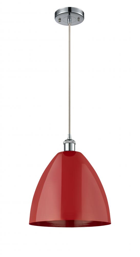 Plymouth - 1 Light - 12 inch - Polished Chrome - Cord hung - Mini Pendant