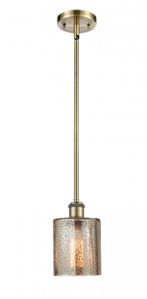 Cobbleskill - 1 Light - 5 inch - Antique Brass - Mini Pendant