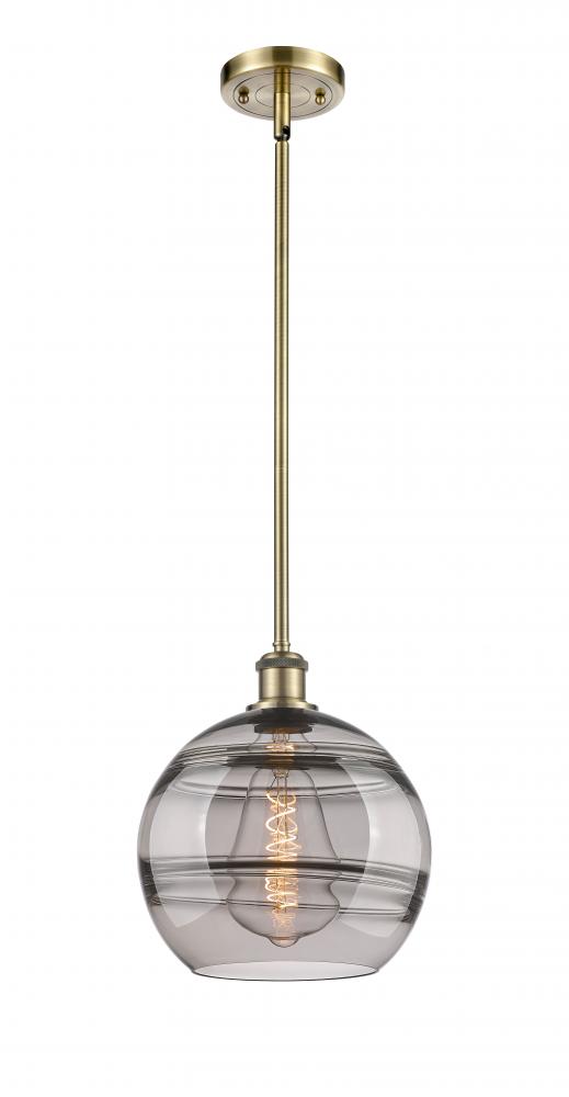 Rochester - 1 Light - 10 inch - Antique Brass - Mini Pendant