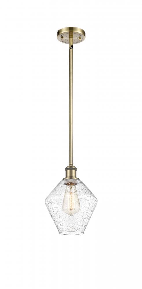 Cindyrella - 1 Light - 8 inch - Antique Brass - Mini Pendant