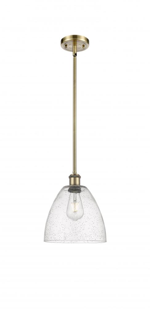 Bristol - 1 Light - 9 inch - Antique Brass - Mini Pendant