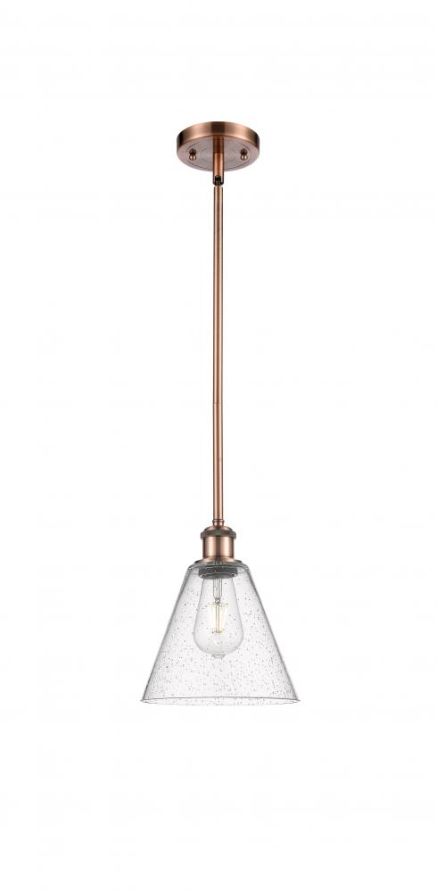 Berkshire - 1 Light - 8 inch - Antique Copper - Mini Pendant