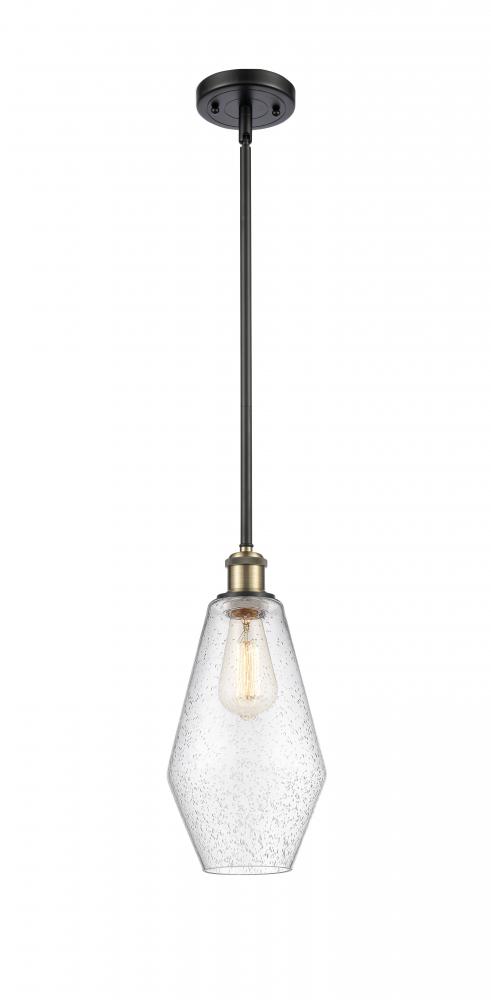 Cindyrella - 1 Light - 7 inch - Black Antique Brass - Mini Pendant