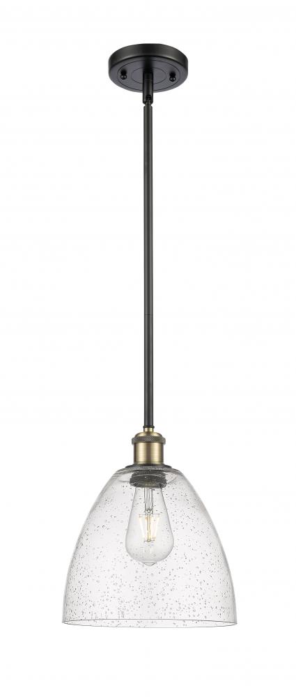 Bristol - 1 Light - 9 inch - Black Antique Brass - Mini Pendant