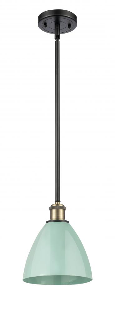 Plymouth - 1 Light - 8 inch - Black Antique Brass - Pendant