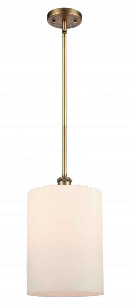 Cobbleskill - 1 Light - 9 inch - Brushed Brass - Mini Pendant