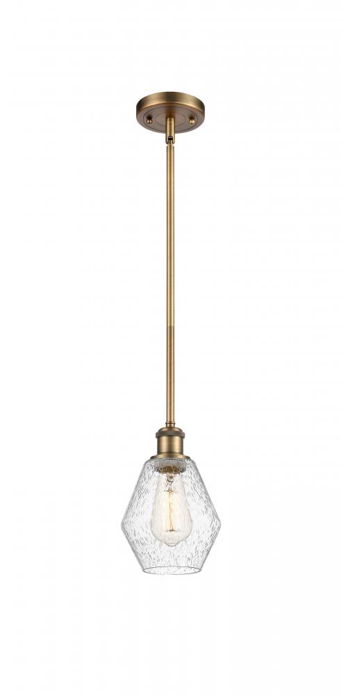 Cindyrella - 1 Light - 6 inch - Brushed Brass - Mini Pendant