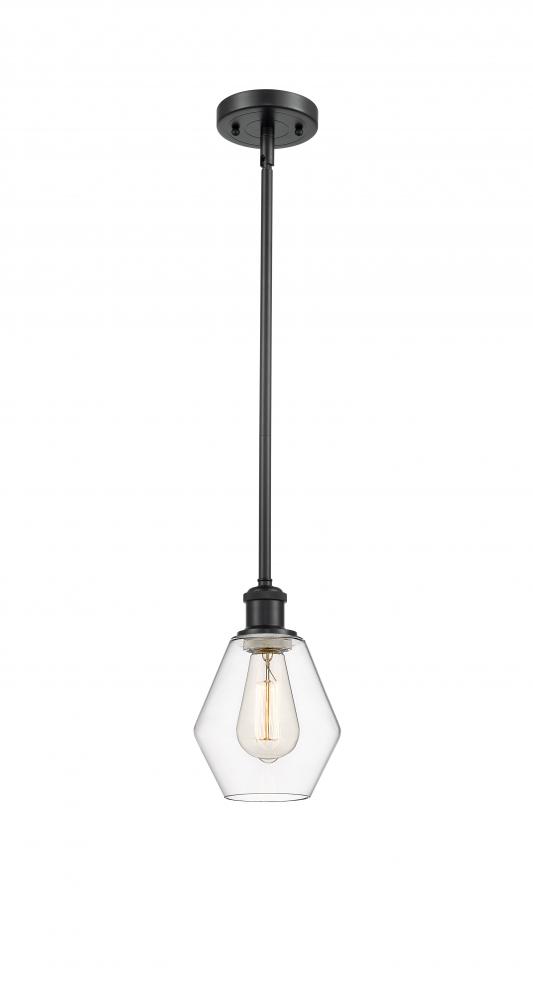 Cindyrella - 1 Light - 6 inch - Matte Black - Mini Pendant