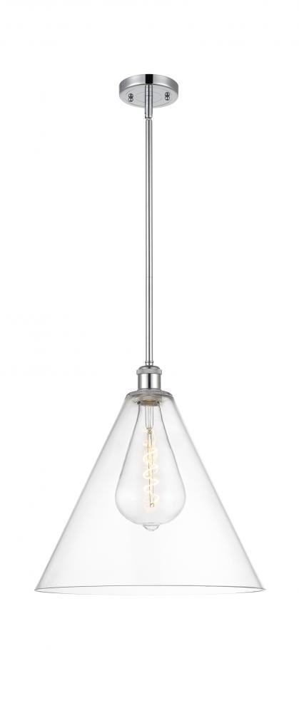 Berkshire - 1 Light - 16 inch - Polished Chrome - Pendant