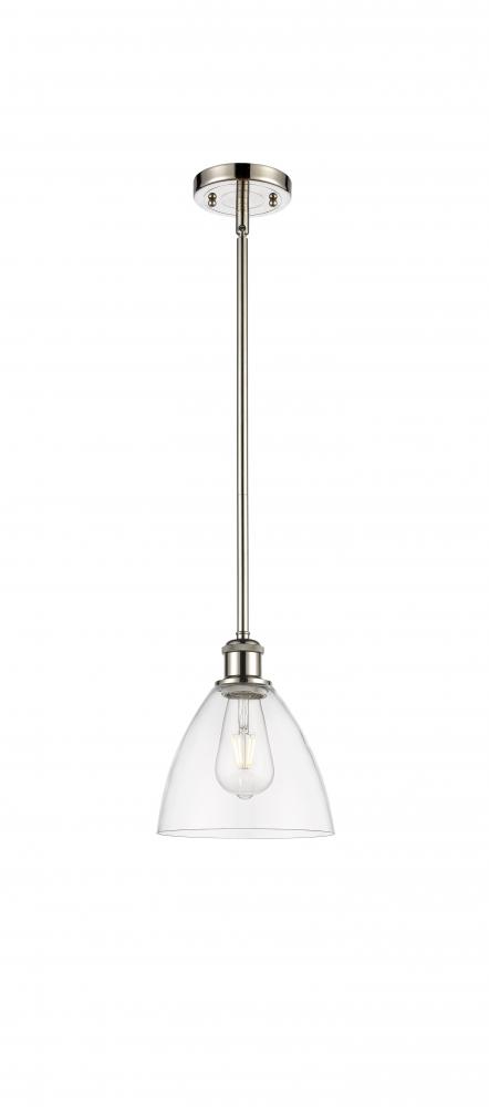 Bristol - 1 Light - 8 inch - Polished Nickel - Mini Pendant