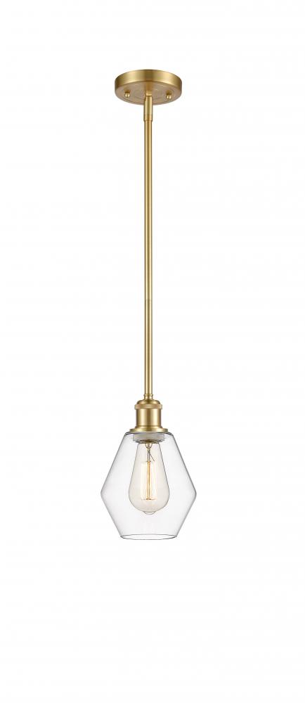 Cindyrella - 1 Light - 6 inch - Satin Gold - Mini Pendant