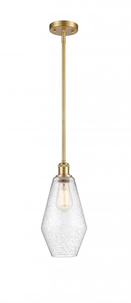 Cindyrella - 1 Light - 7 inch - Satin Gold - Mini Pendant