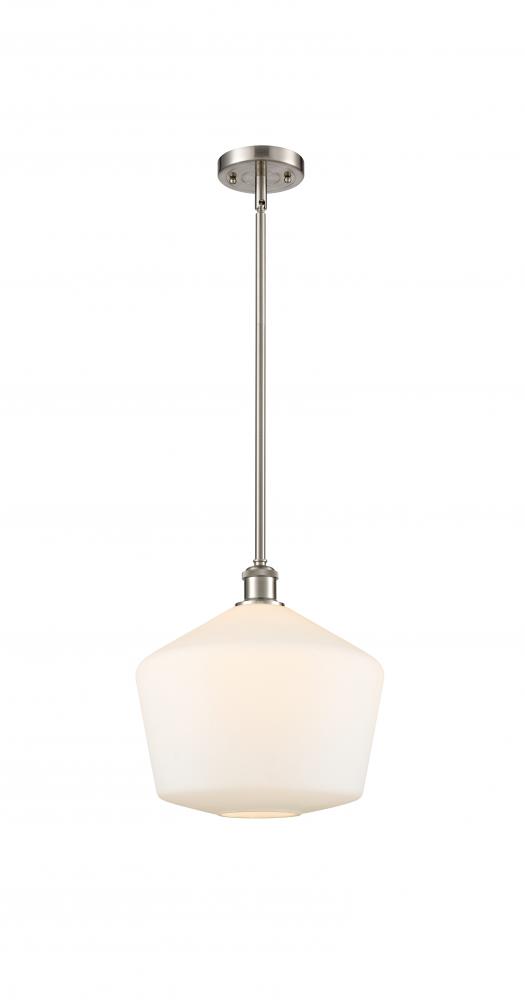 Cindyrella - 1 Light - 12 inch - Brushed Satin Nickel - Mini Pendant