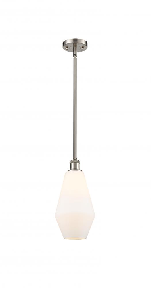 Cindyrella - 1 Light - 7 inch - Brushed Satin Nickel - Mini Pendant