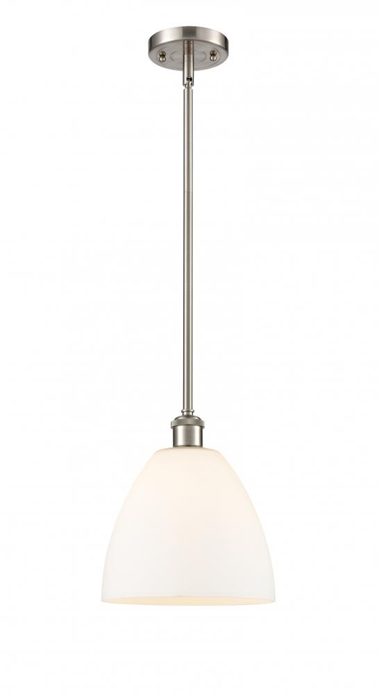 Bristol - 1 Light - 9 inch - Brushed Satin Nickel - Mini Pendant