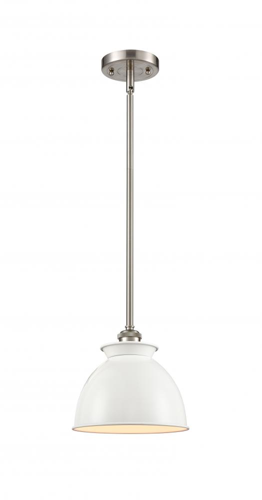 Adirondack - 1 Light - 8 inch - Brushed Satin Nickel - Mini Pendant