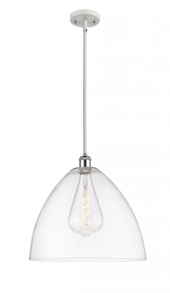 Bristol - 1 Light - 16 inch - White Polished Chrome - Pendant