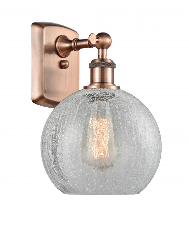 Athens - 1 Light - 8 inch - Antique Copper - Sconce