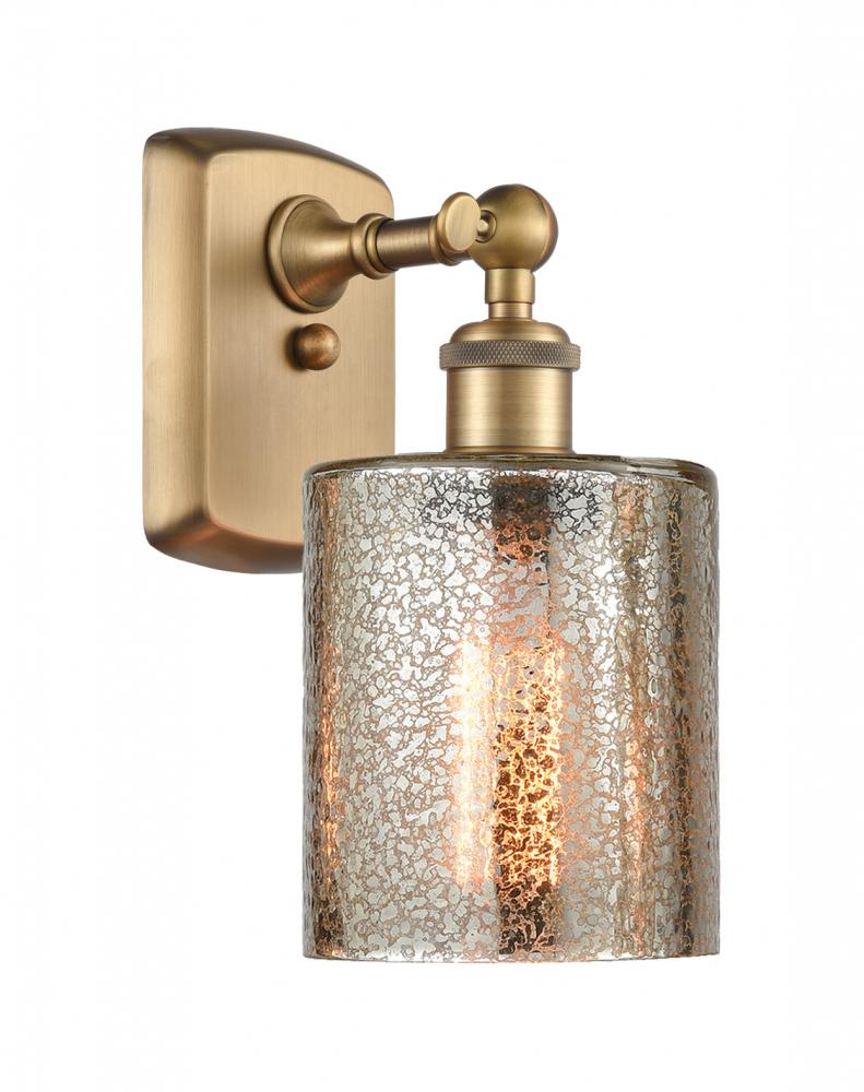 Cobbleskill - 1 Light - 5 inch - Brushed Brass - Sconce